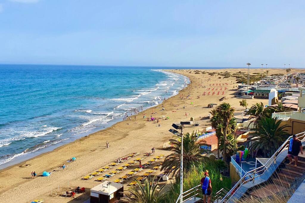 Tamaran 102 - Los Campos - Lux Garden Apt Near Dunes, Quiet-Central-Renovated San Bartolomé Exterior photo
